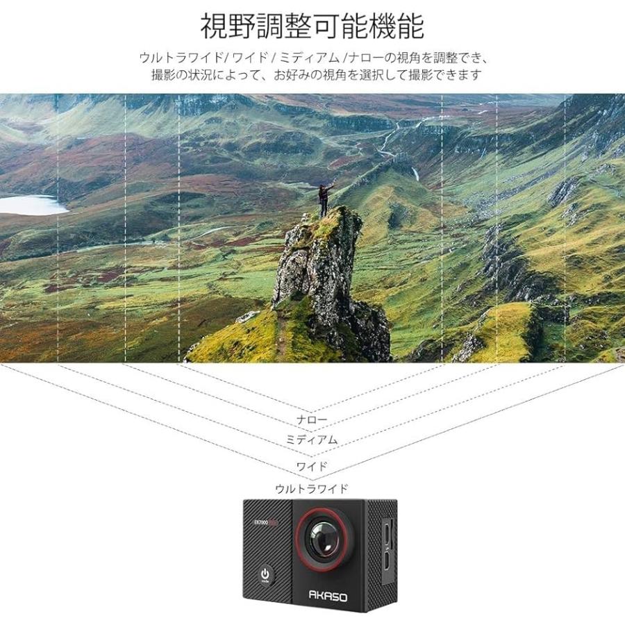EK7000 Pro 4K アクションカメラ 64GBメモリカード 2000万画素( EK7000 PRO,  メモリーカードつき)｜horikku｜07