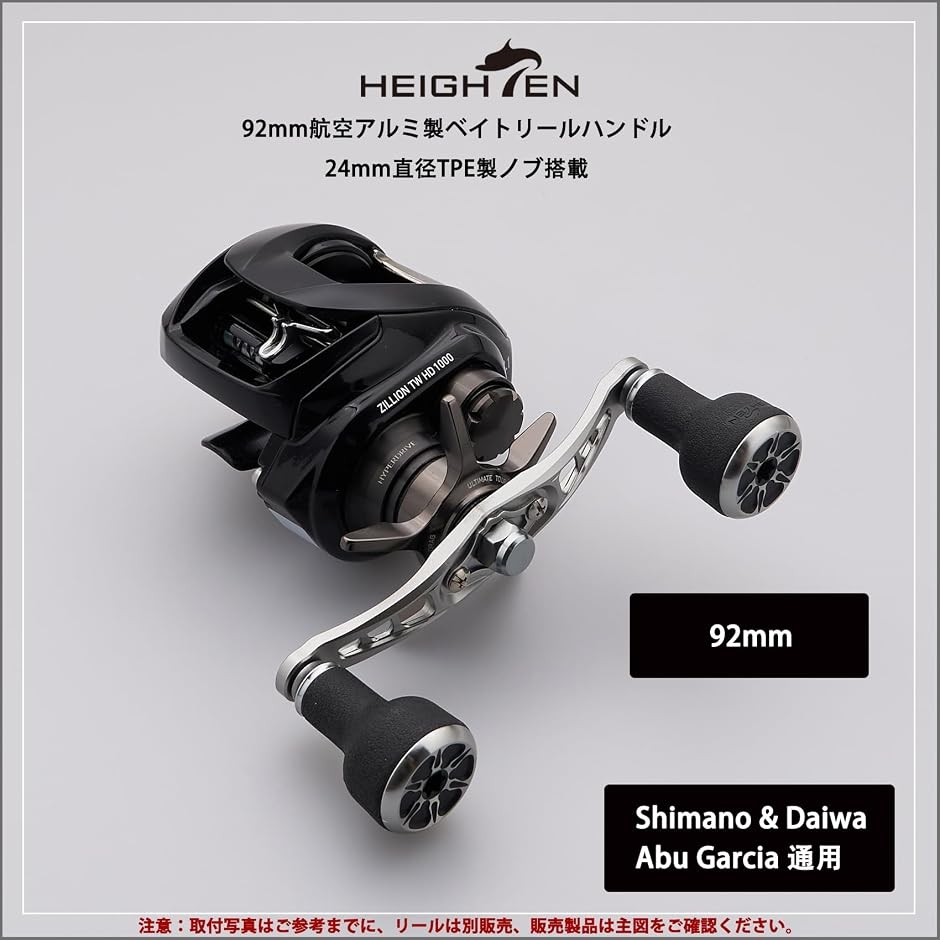 ベイト リール ハンドル 直径24mm TPE...の詳細画像1