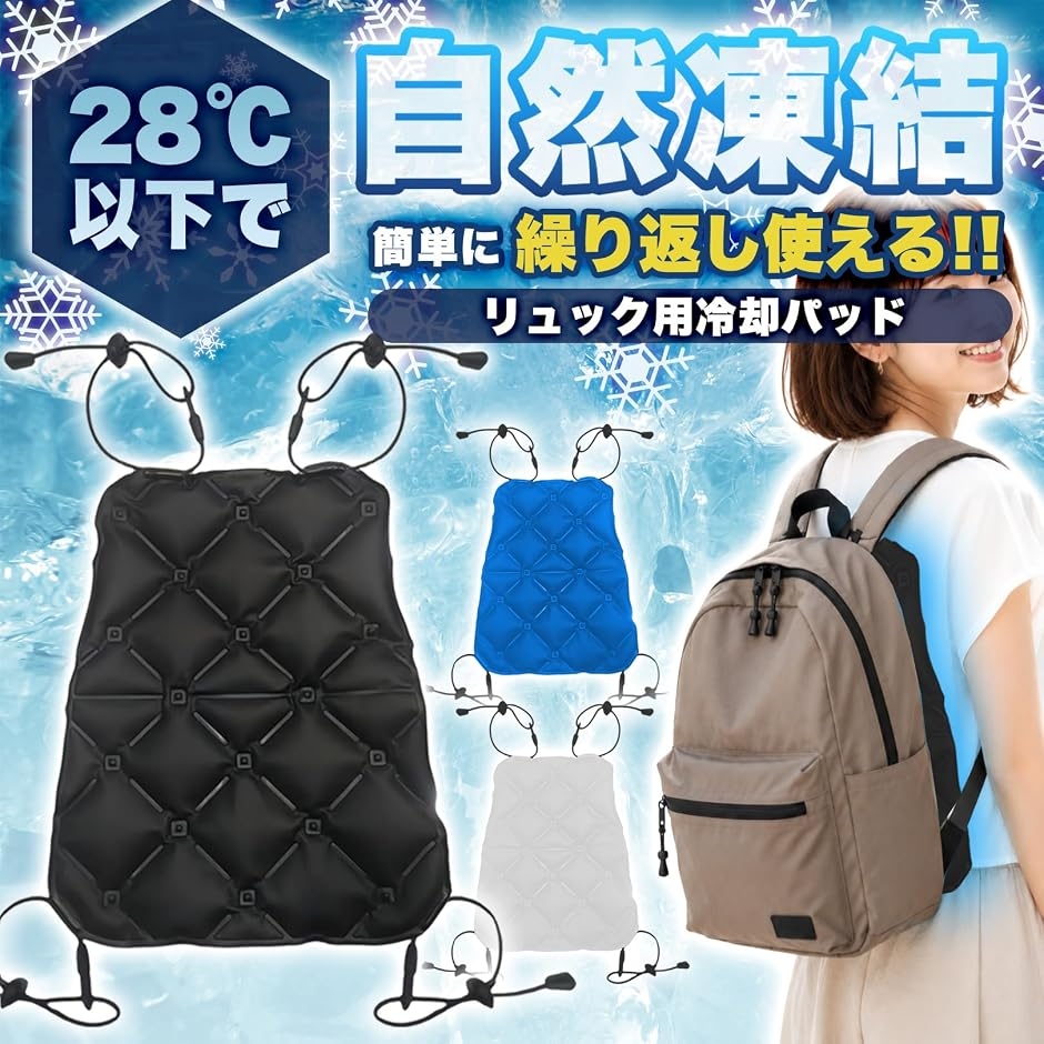 【熱中症対策✨】 冷却パッド リュック・ランドセル用 帽子用 計5点セット リュック用 冷却パッド ランドセル 暑さ対策 ひんやり 冷感マット 熱中