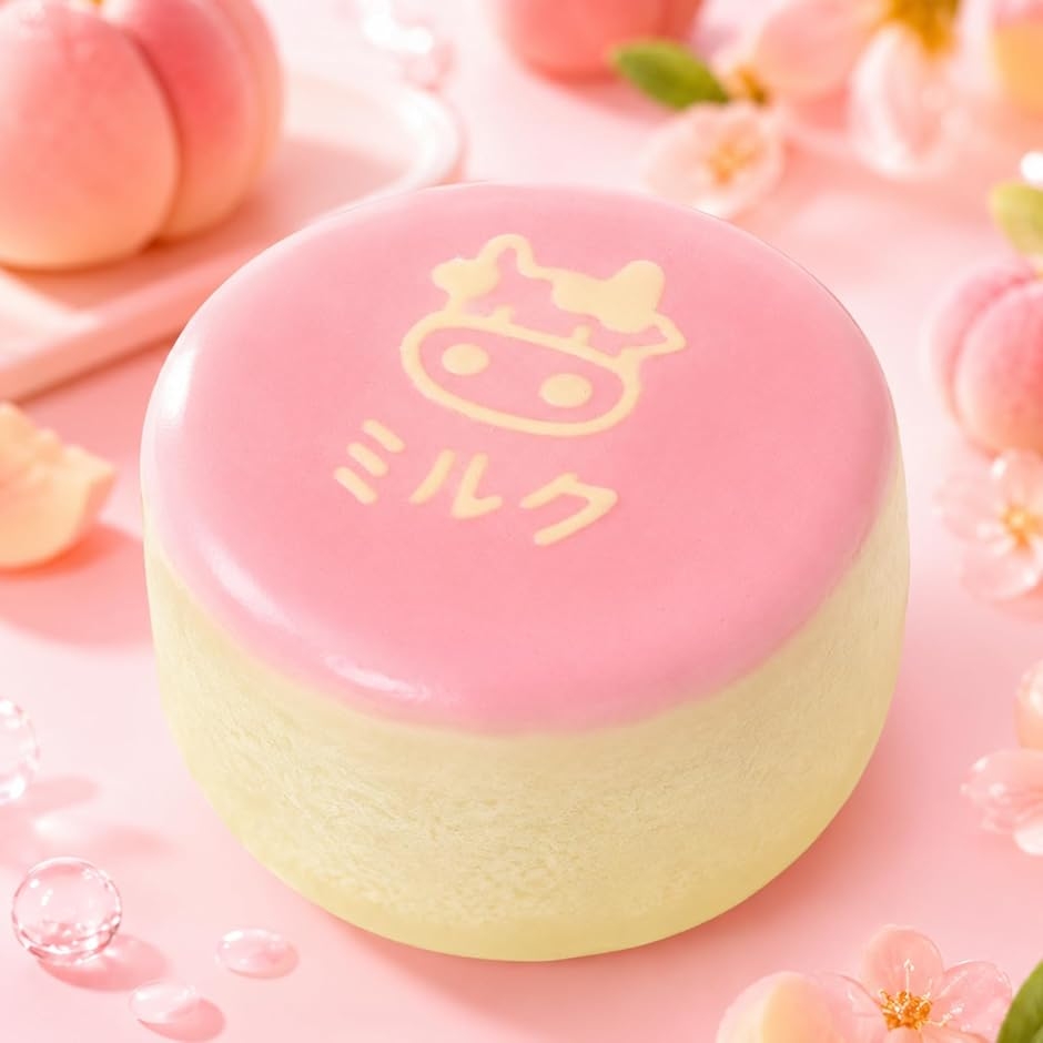 日本企業 水感スクイーズ ミルクケーキ もちもちぷにぷに 低反発 握る