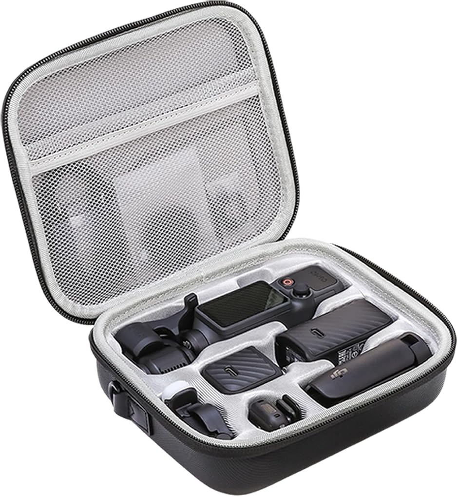 DJI Osmo Pocket 4 �N���G�C�^�[ �R���{ �Ή� Mic 3 (�u���b�N,  18.5 x 16 x 6.7 cm)