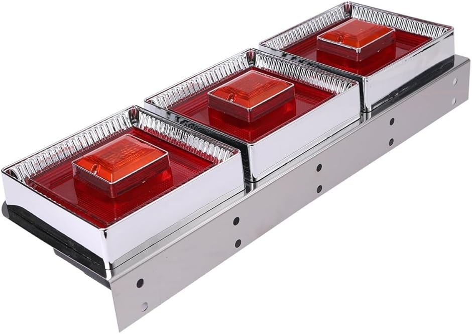 トラック 用 3連 テールランプ 24V 角型 大型 左右セット デコトラ