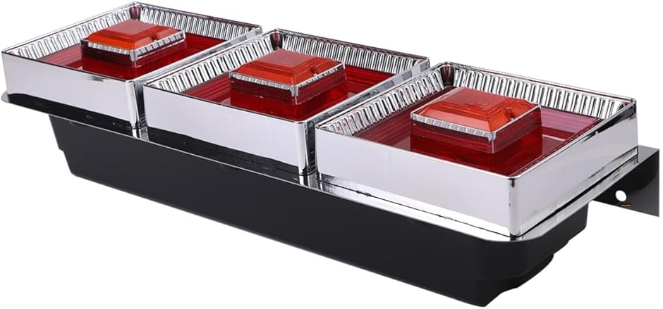 トラック 用 3連 テールランプ 24V 角型 大型 左右セット デコトラ