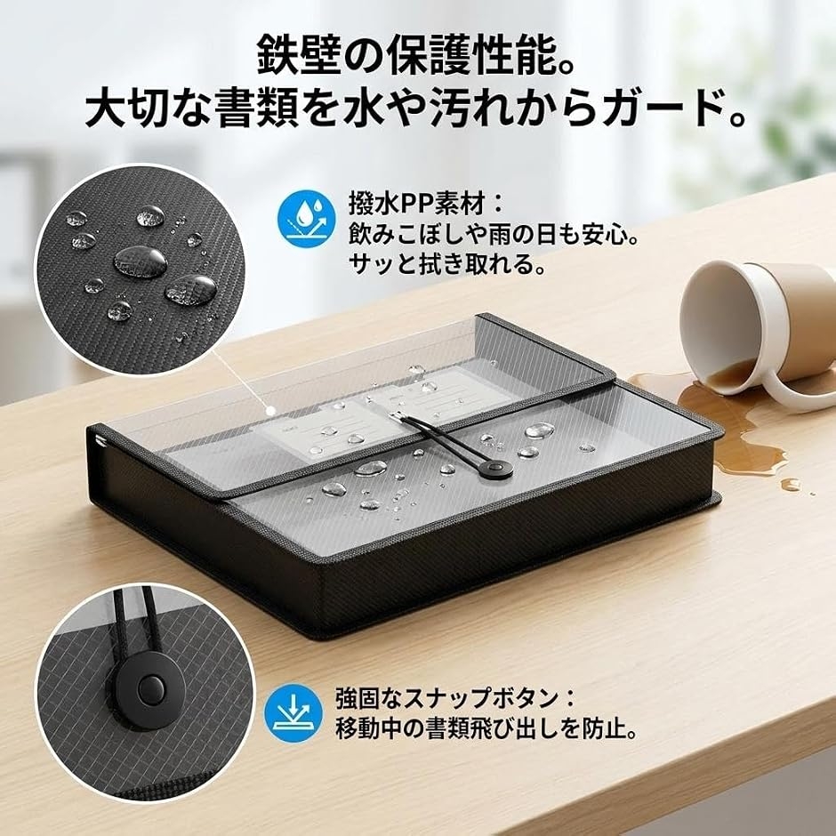 【正規品:新品未使用】プチドロップまとめ売り27枚/収納シート＆ファイル付き ドキュメントフォルダー ファイルケース A4 5個セット マチ6cm大容量