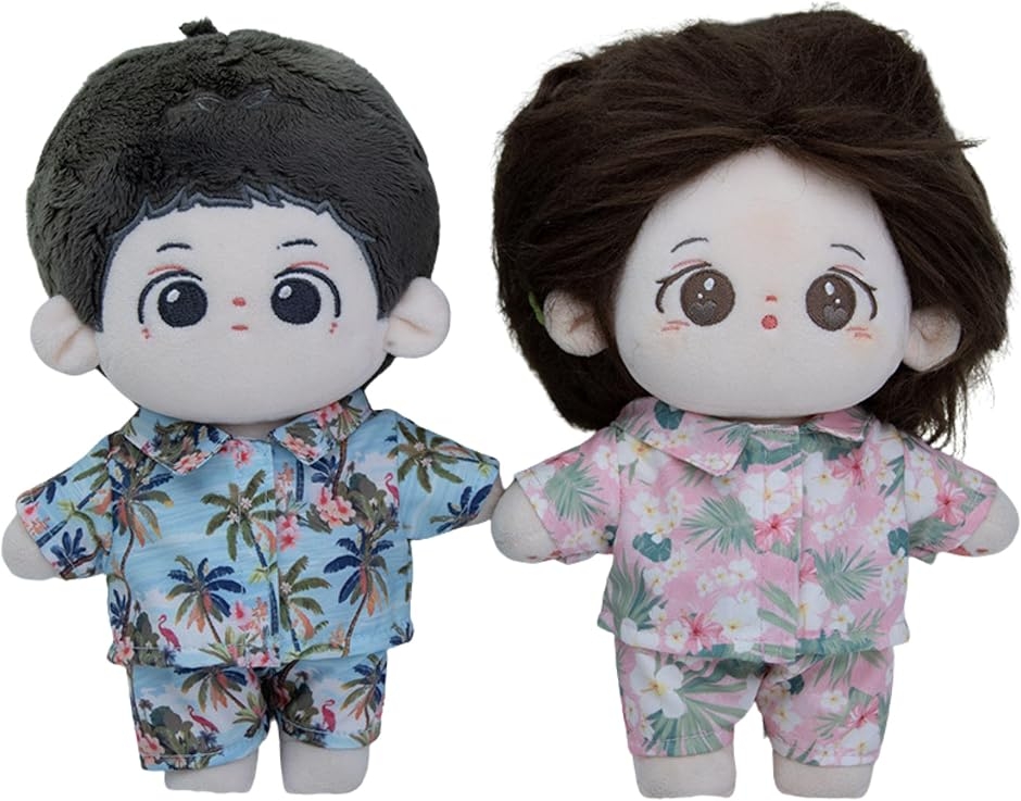 ぬい服 アロハシャツ 上下セット ズボン ぬいぐるみ 10cm 人形 MDM