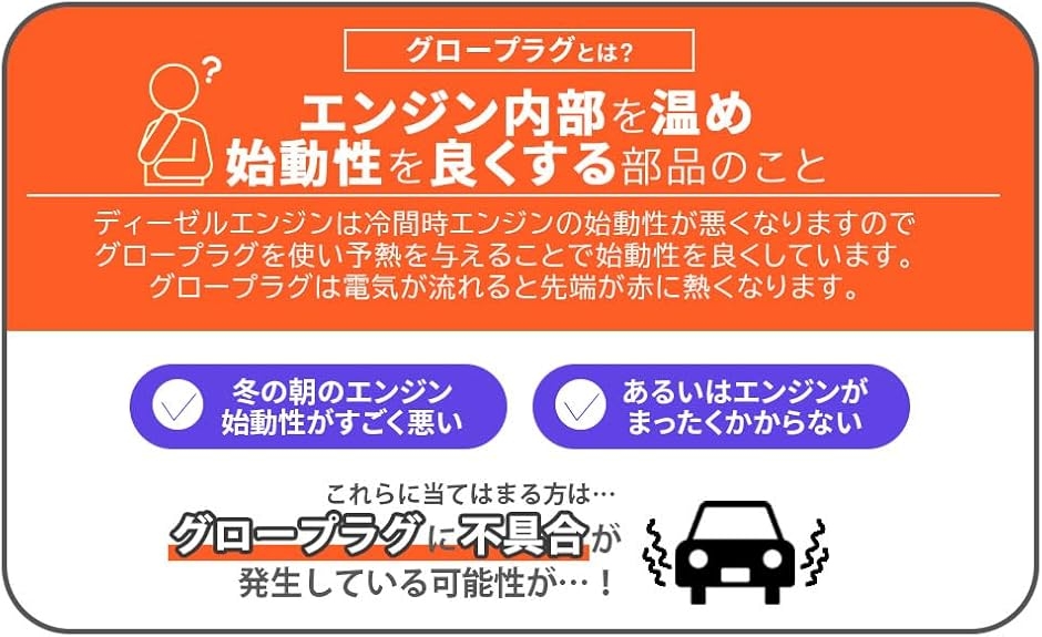 グロープラグ 1kz（自動車） | 車、バイク、自転車 のおすすめ人気商品