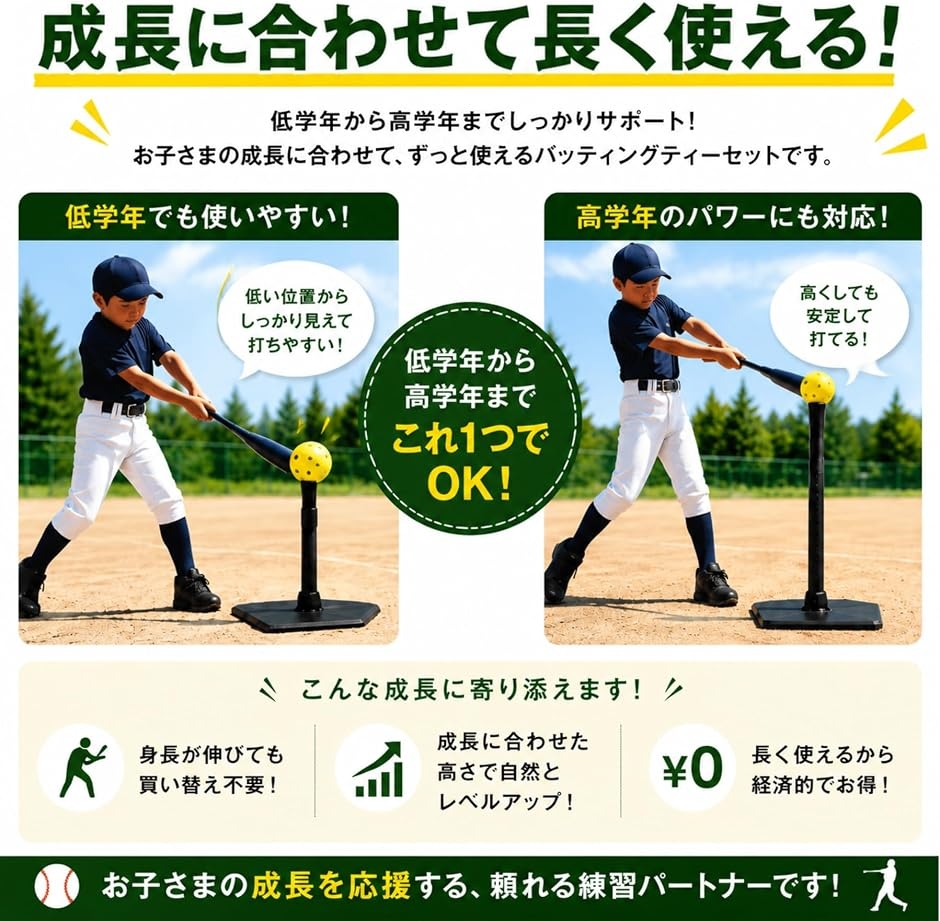 バッティングティー 子供 野球 穴あきボール 柔らか 12個 練習 ソフト 