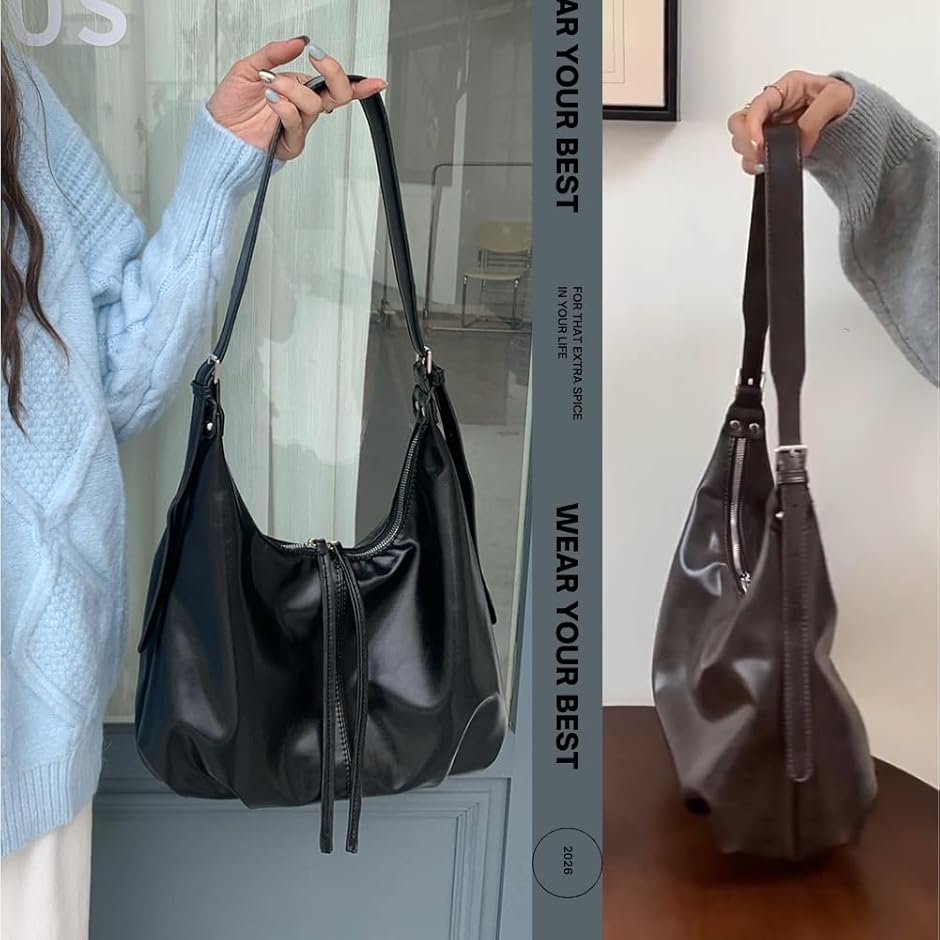 Acne Studios - Musubi ミディショルダーバッグ - キャメルブラウン
