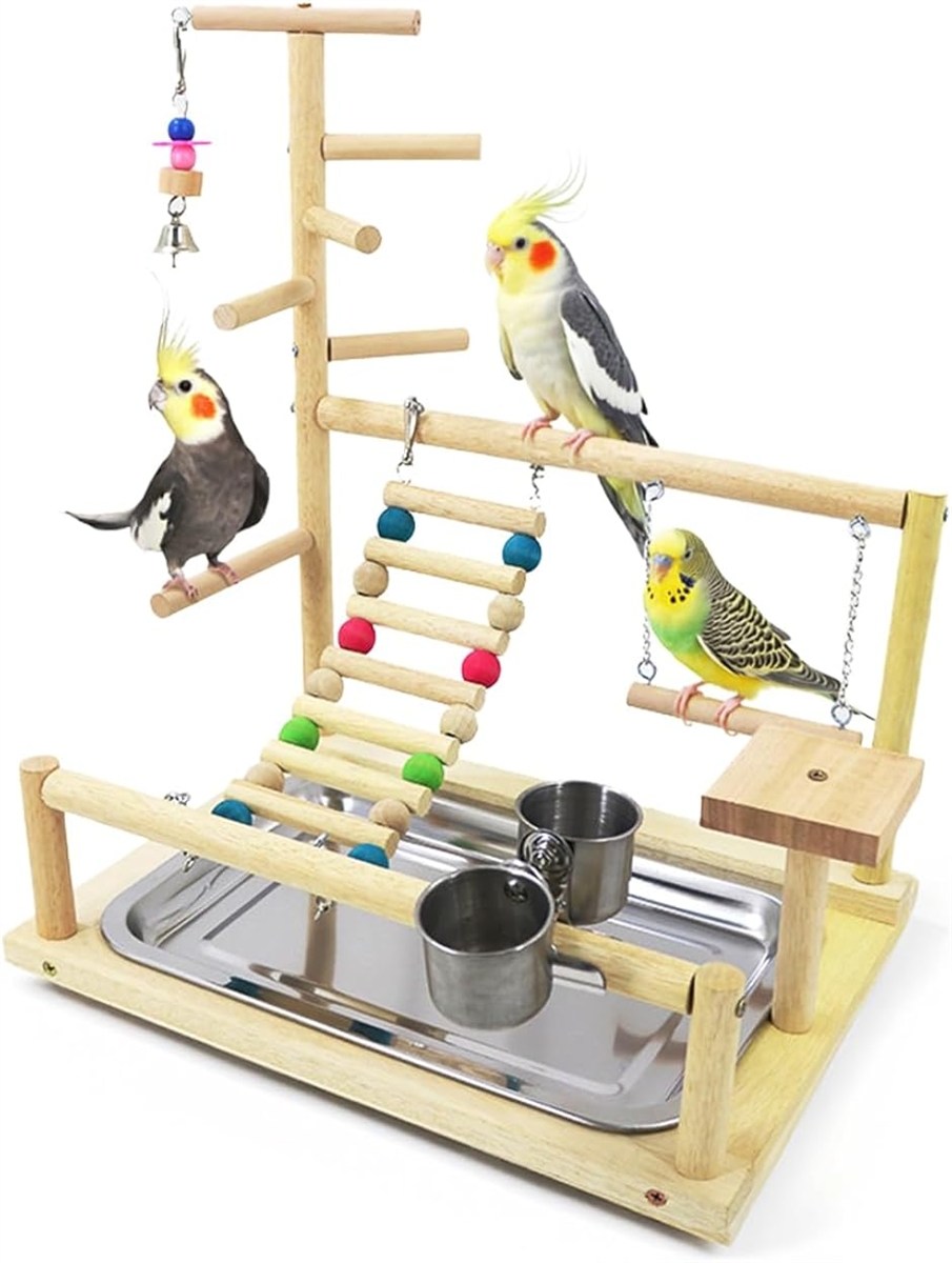 インコ おもちゃ 止まり木 バードアスレチック 鳥 遊び場 文鳥 置き型