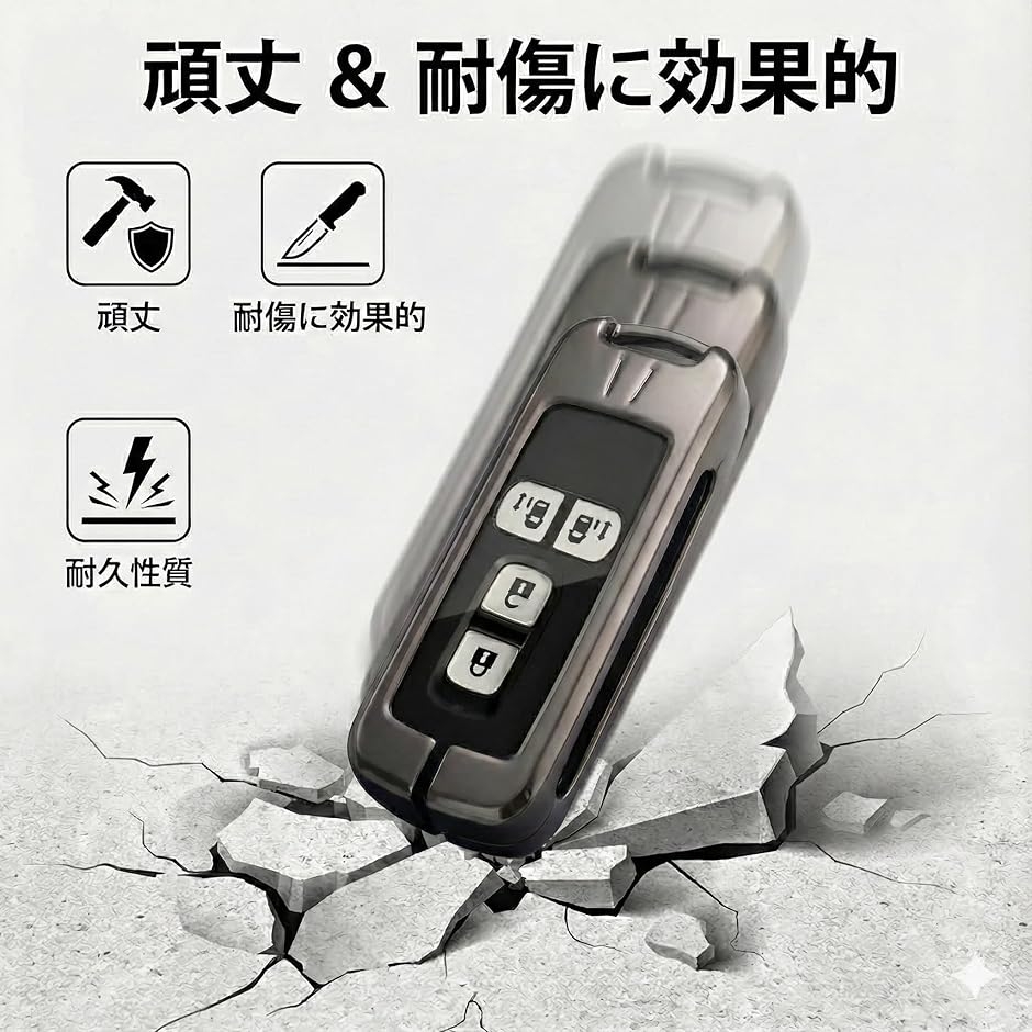 ホンダ車用 スマートキーケース 高級亜鉛合金フ...の詳細画像2