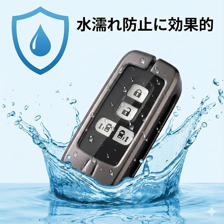 ホンダ車用 スマートキーケース 高級亜鉛合金フ...の詳細画像3