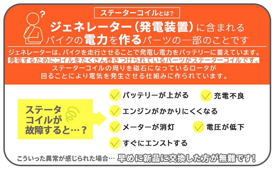 【互換品】ヤマハ 互換 用 ステーターコイル ジェネレーター JOG ジョグ アプリオ アクシス90 BW'S100 3YK 3YJ 4JP | ブランド登録なし | 03