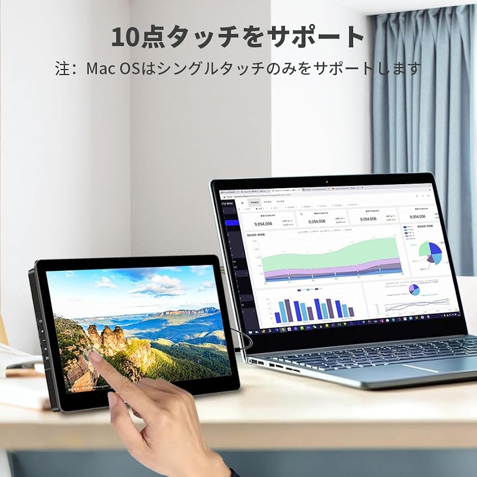タッチモニター IPS 1280x800 小型...の詳細画像2