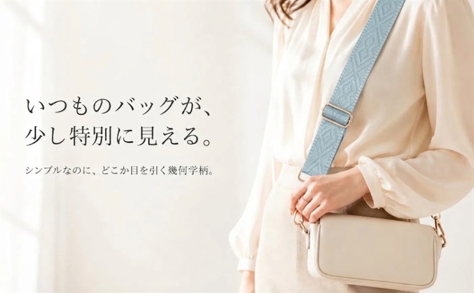 ショルダーストラップ バッグ用 太め 後付け 単品 ショルダー紐