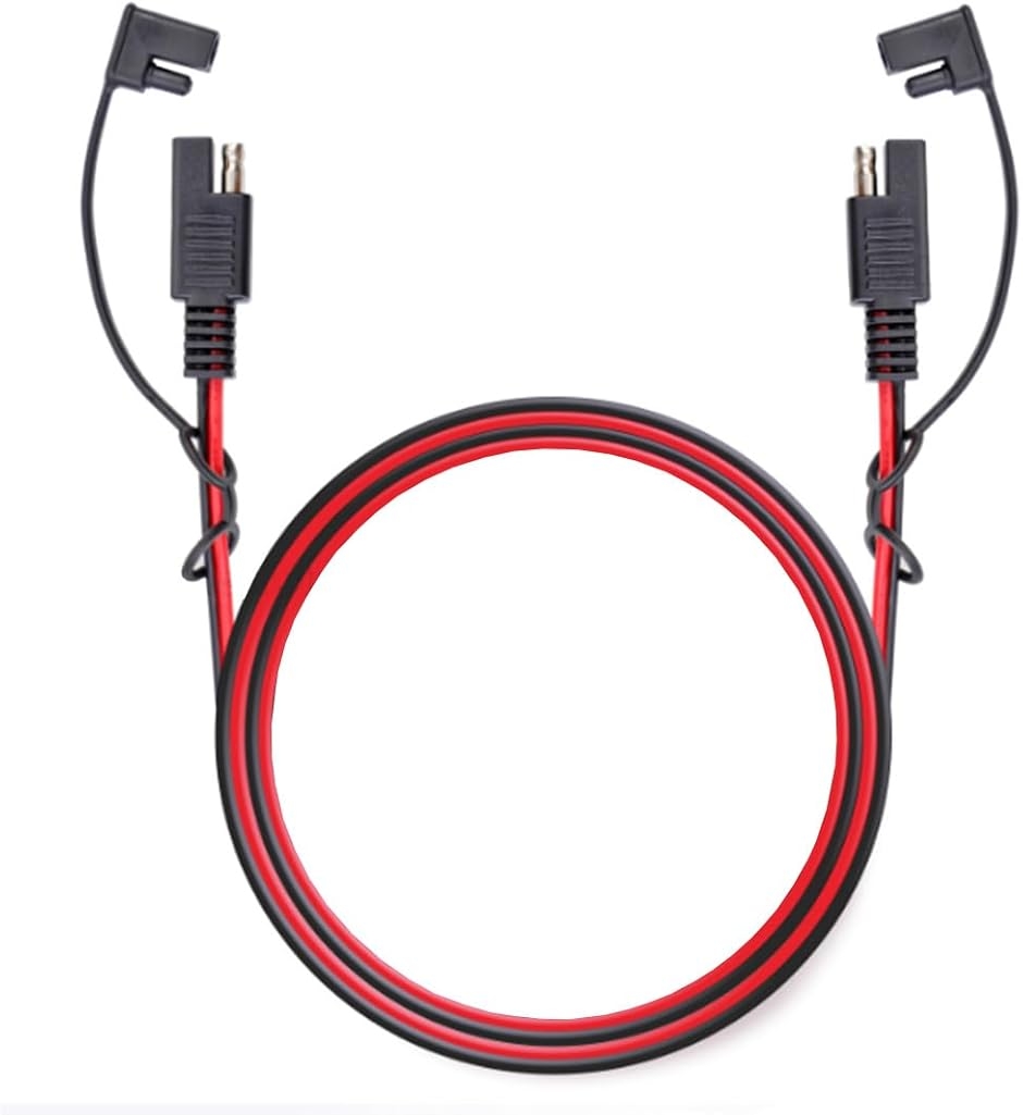 J-base バイク バッテリー 充電ケーブル SAEコネクタ 延長ケーブル