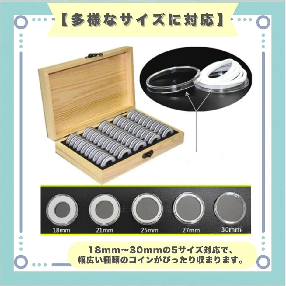 記念硬貨 収納ケース 木製 コイン コレクション 保管 メダル 50枚収納可能 (ナチュラルウッド) : スピード発送 ホリック - 通販 -  Yahoo!ショッピング