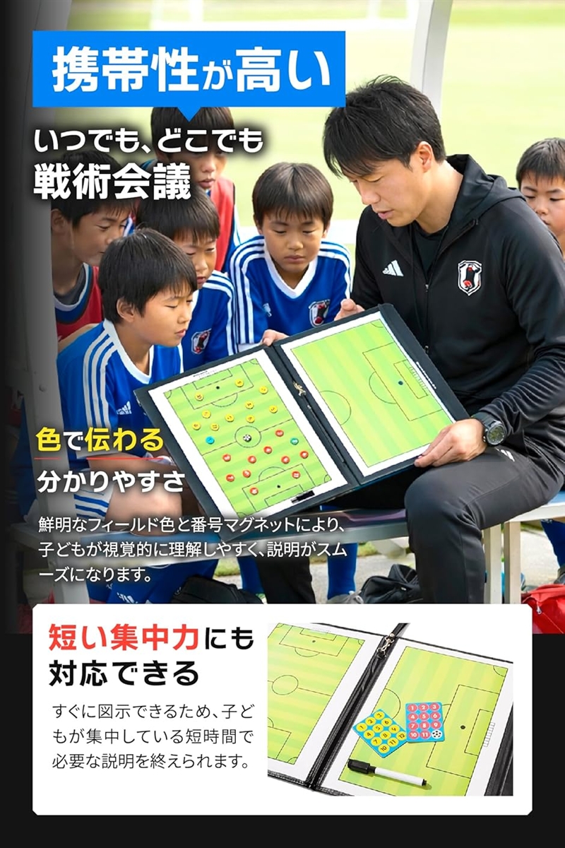 【未使用品新品】アディダスコーチングバインダー&作戦盤 パンチング adiSBAC01 コーチミット スピード adidas（アディダス） アクセサリー