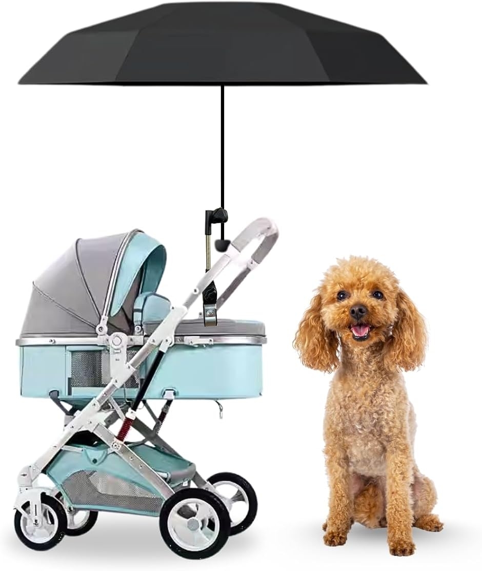 ペット用品　yuri　ペットカート　ジャバラ　日除け　ハンドメイド 犬 カート 日傘 バギー 傘ホルダー ベビーカー 日除け キャリーカート