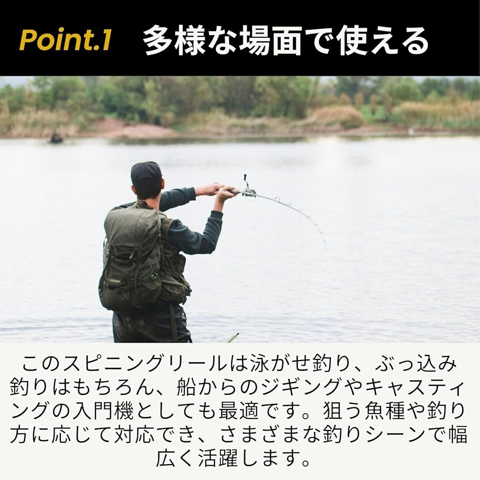 スピニングリール 穴釣り 海釣り 遠投用 フィッシュグリール 大物 海水