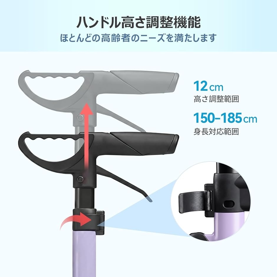 歩行器 軽量 7.8kg シルバーカー 多機能歩行器 手押し車 折畳み