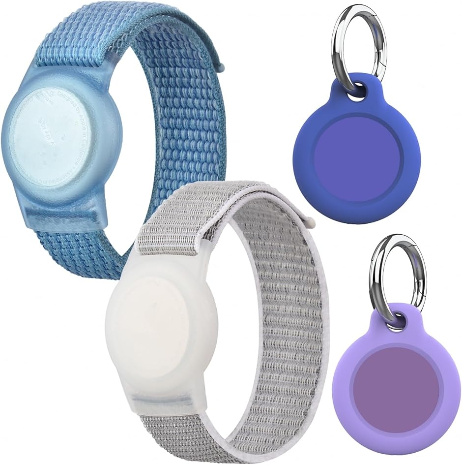 �G�A�^�O AirTag �P�[�X ���X�g�o���h �h�� �q���p �L�[�z���_�[ �ی�J�o�[ �ǐ� ����h�~ GPS�g���b�J�[ (�u���[�n)