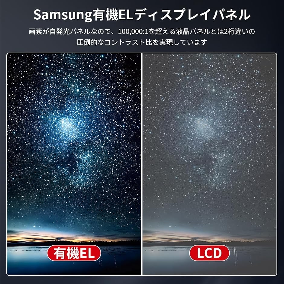 有機el モバイルモニター 2K 14インチ OLED モバイルディスプレイ