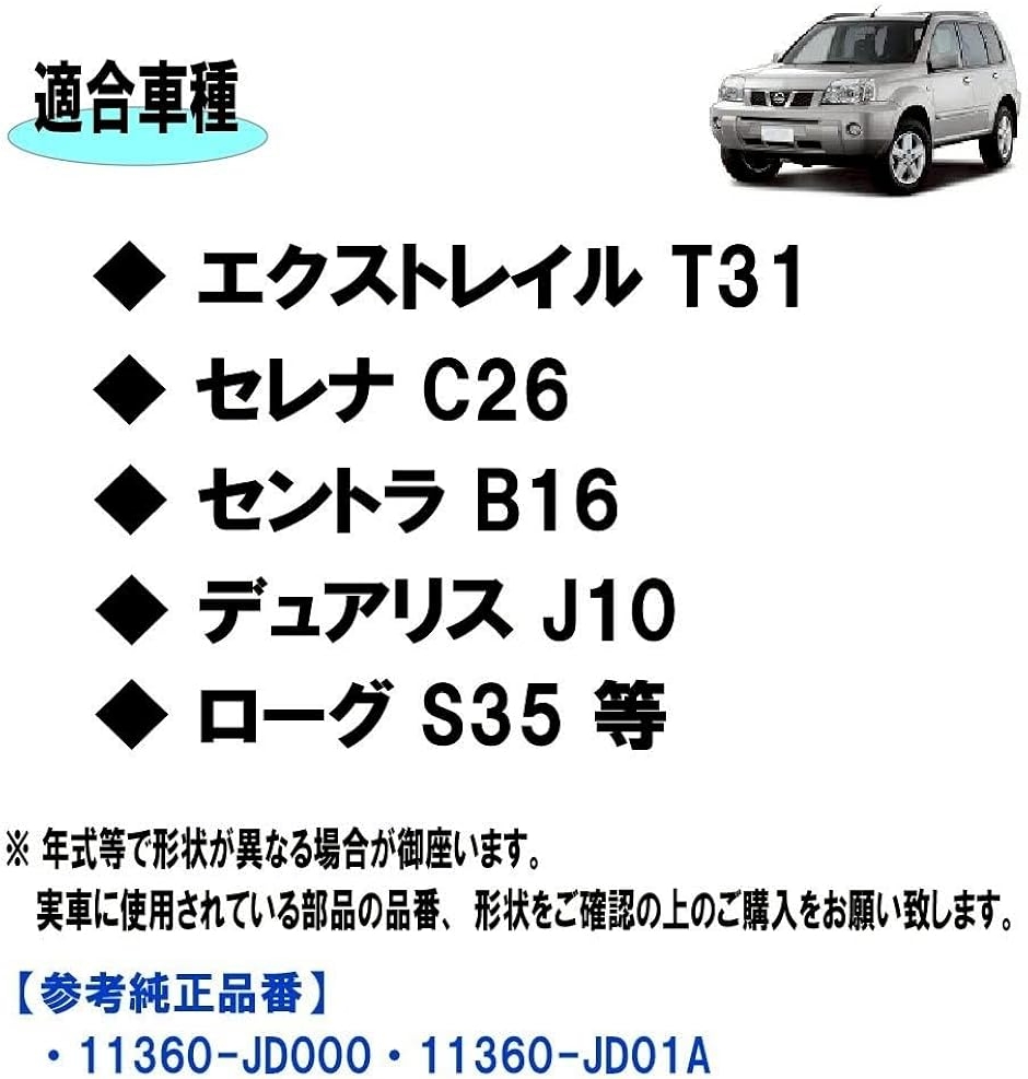 互換品】エンジンマウント エクストレイル T31 セレナ C26 助手席側