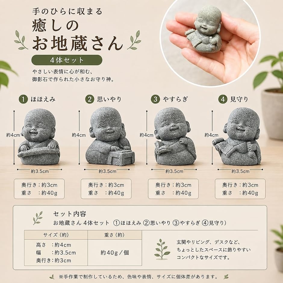 お地蔵さん 置物 ミニ 仏像 縁起物 開運 玄関 癒し 和風 インテリア