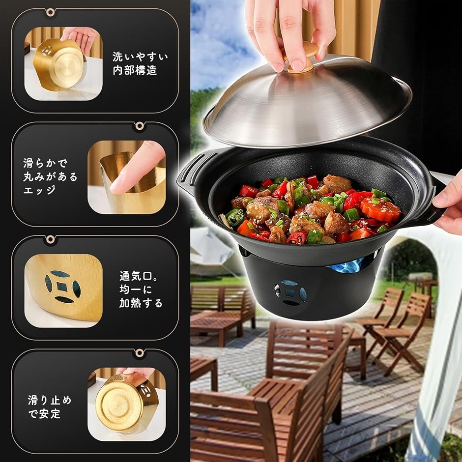 キャンプ用 固形燃料 コンロ アウトドア 卓上 ミニ調理 ソロキャンプ