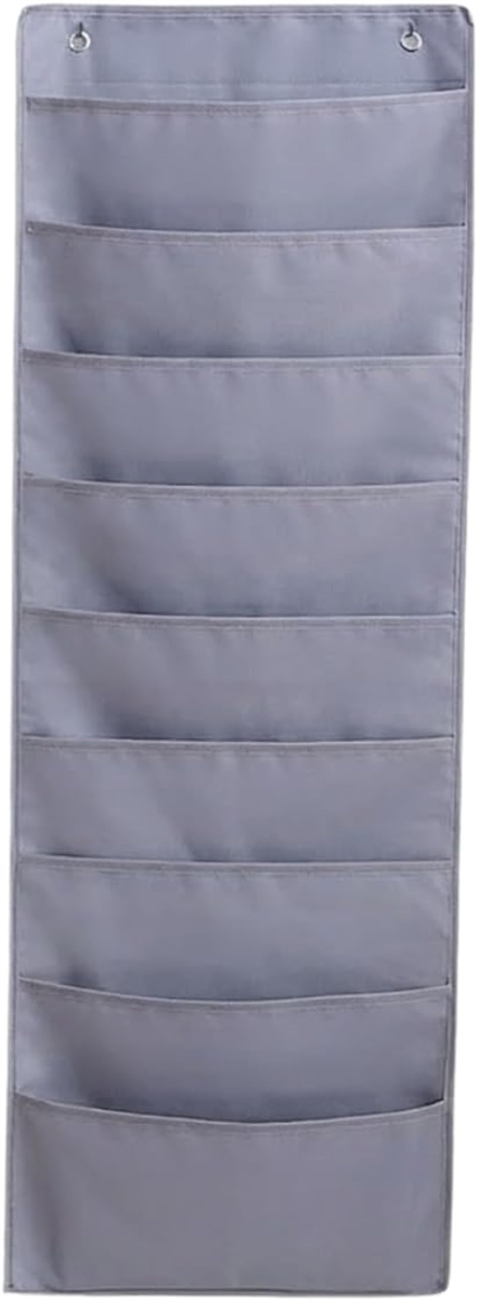 レターラック 壁掛け 書類 壁掛けレターラック レターケース ウォールポケット A4対応 9ポケット 吊り下げ 書類収納 雑誌 (グレー)