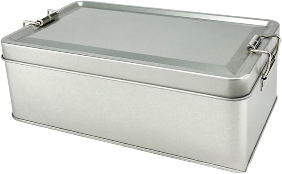 ブリキ缶 ケース 小物入れ 収納ボックス レトロ かわいい 蓋付き