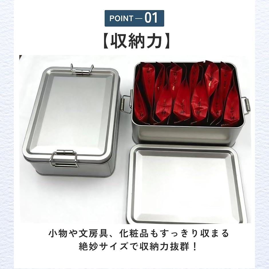 ブリキ缶 ケース 小物入れ 収納ボックス レトロ かわいい 蓋付き