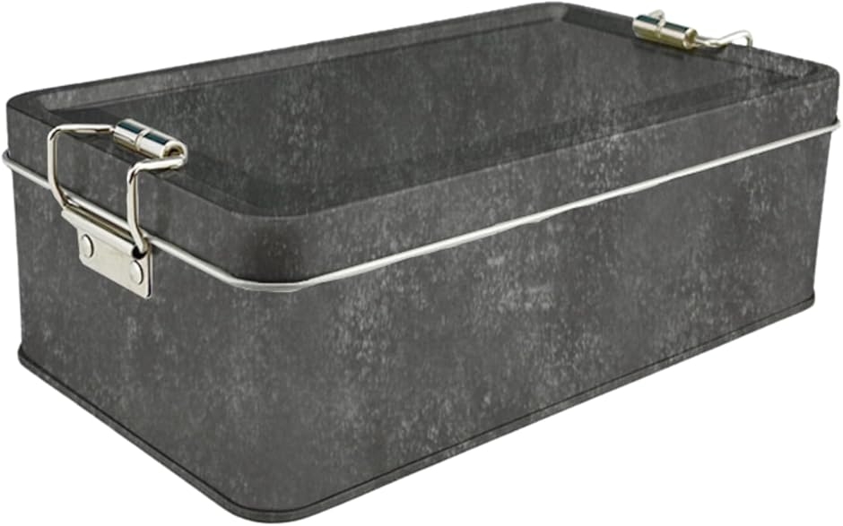 ブリキ缶 ケース 小物入れ 収納ボックス レトロ かわいい 蓋付き