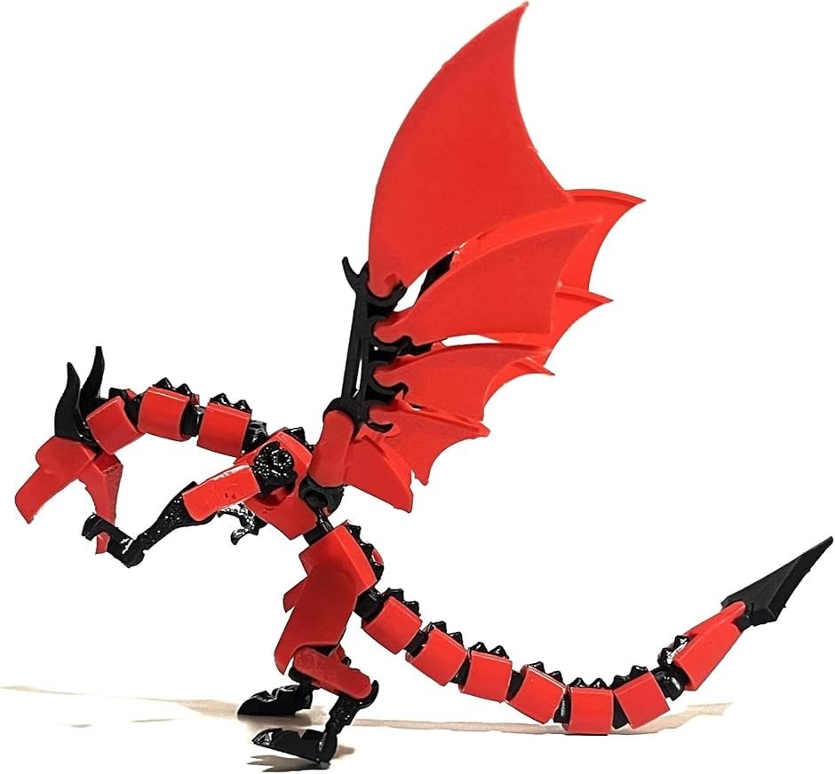 アクションフィギュア ドラゴン 関節可動 ロボ 3d 装飾品 組み立て玩具