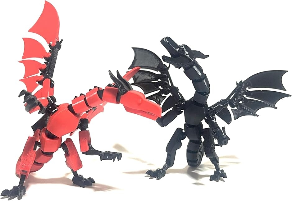 アクションフィギュア ドラゴン 関節可動 ロボ 3d 装飾品 組み立て玩具
