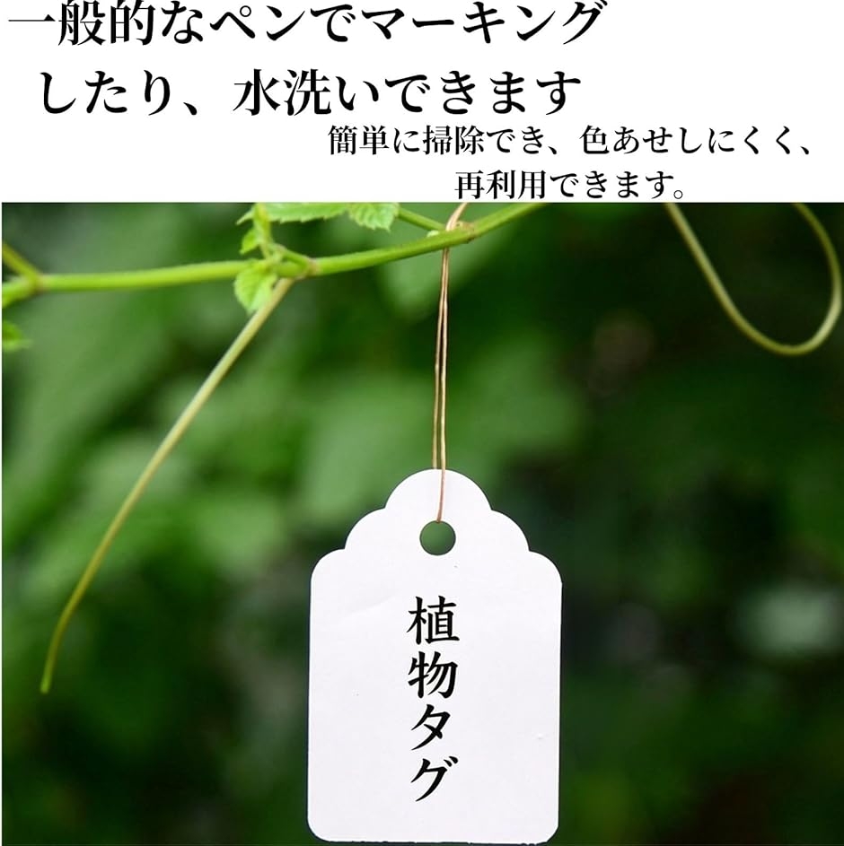 Life2 キク 園芸ラベル 植物タグ 200枚セット PVC製 再利用可能 防水