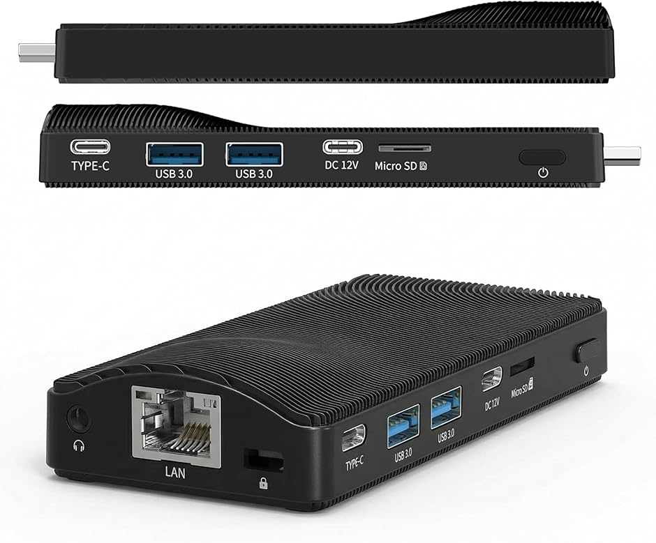 ブランド登録なし - 有線ローカルエリアネットワーク積み上げる突っ支い棒マイコン 4GB 64GB Windows 11 Pro Celeron N4100 (N4100 4GB+64GB)