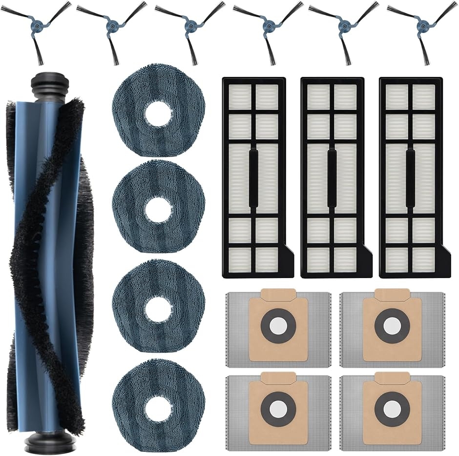 �y�݊��i�z �݊��i ���[�t�B�[�p���Օi 18�_���� Eufy X10 Pro Omni�Ή� ���{�b�g�|���@ �A�N�Z�T���[ MDM (�u���b�N)