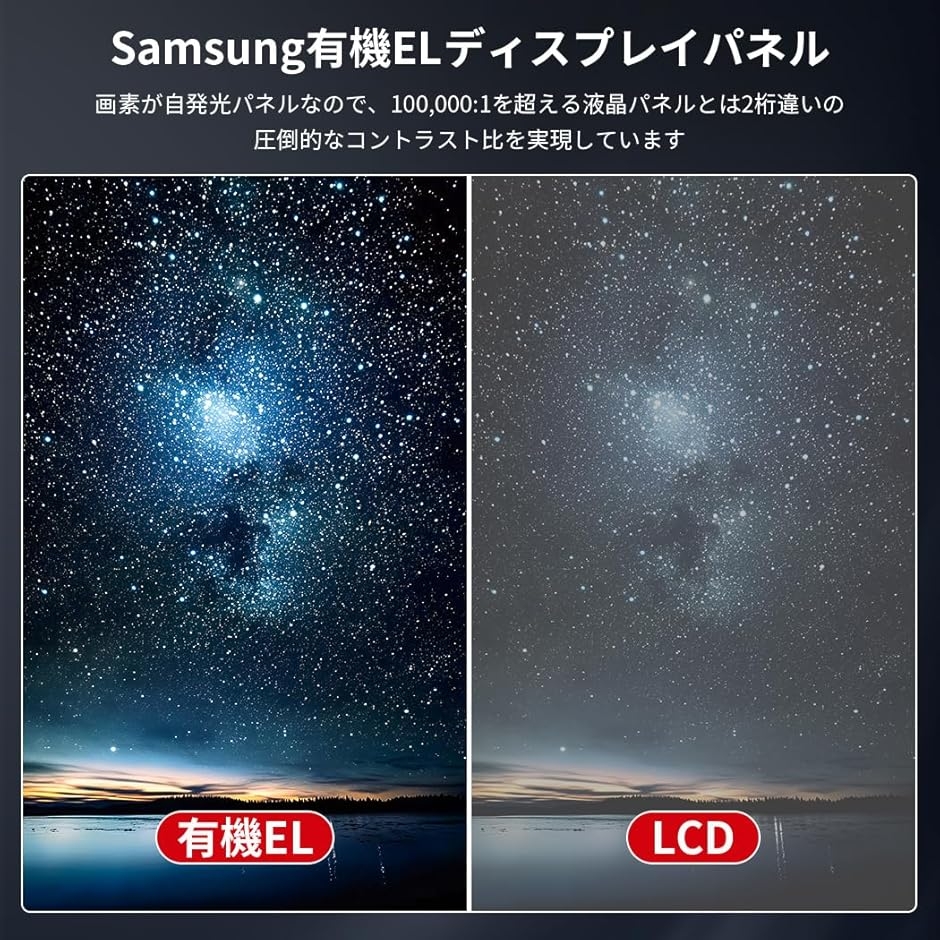 有機el モバイルモニター 2K 14インチ OLED モバイルディスプレイ