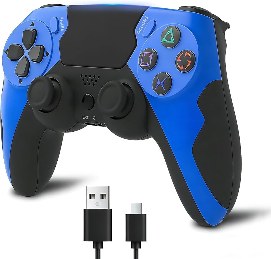 PS4 PC コントローラー PS4 コントローラー PC ゲームパッド eスポーツ専用 ワイヤレス ゲーム