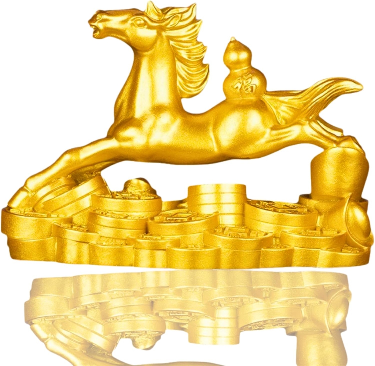 馬の肖像画 金色のフレーム付き Amazon.co.jp: Handsome man's金運アップ 置物 オブジェ 馬 かっこいい