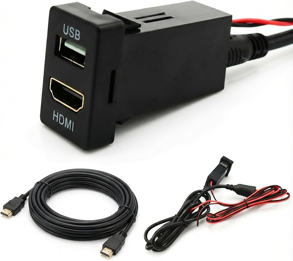純正互換 HDMI USBソケット トヨタ Aタイプ 対応 スイッチホール