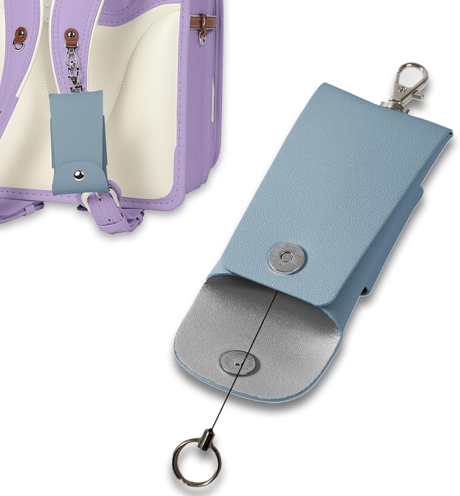 �����h�Z�� �L�[�P�[�X ���[�� �e�[�v �}�O�l�b�g PVC �L�т� �o�C�J���[ (�u���[,  �S����15cmx�c��11cmx����6cm)