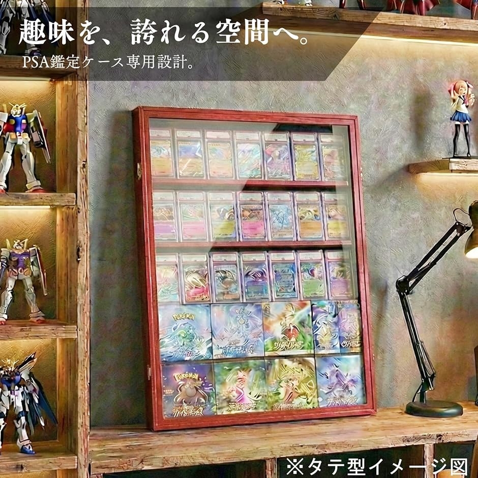 PSA トレカ ディスプレイケース トレーディングカード 壁掛け