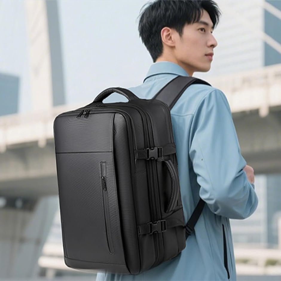60L リュック バックパック ビジネスリュック リュックサック 真空圧縮