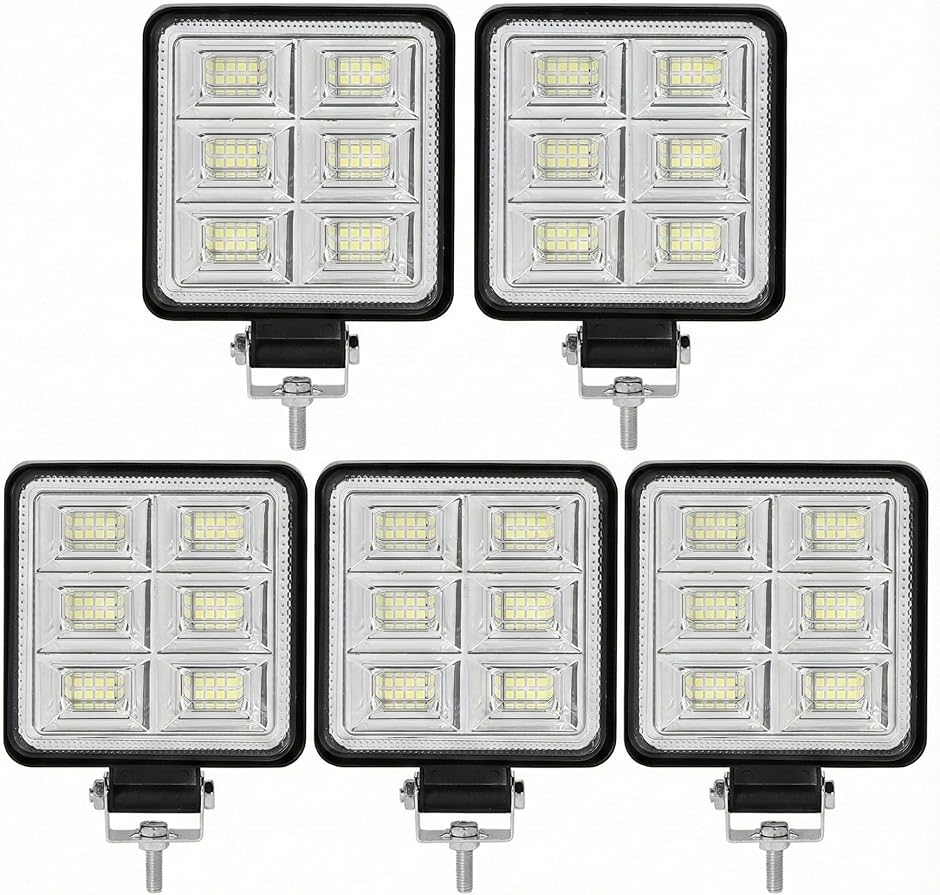 LED���[�N���C�g 144W LED��Ɠ� 12V 24V 6000k �ėp �L�p LED������ �⏕�� �D�� �g���b�N��Ɠ� �p�x����