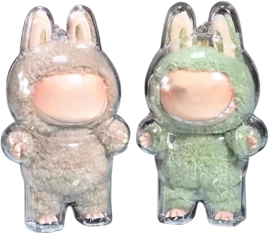 ���u�u�p�P�[�X ���� �V���R���X�g���b�v�t�� �ʂ�����ݓW���p �N���A�P�[�X LABUBU�p POPMART�p �N���A�f�� �h�o