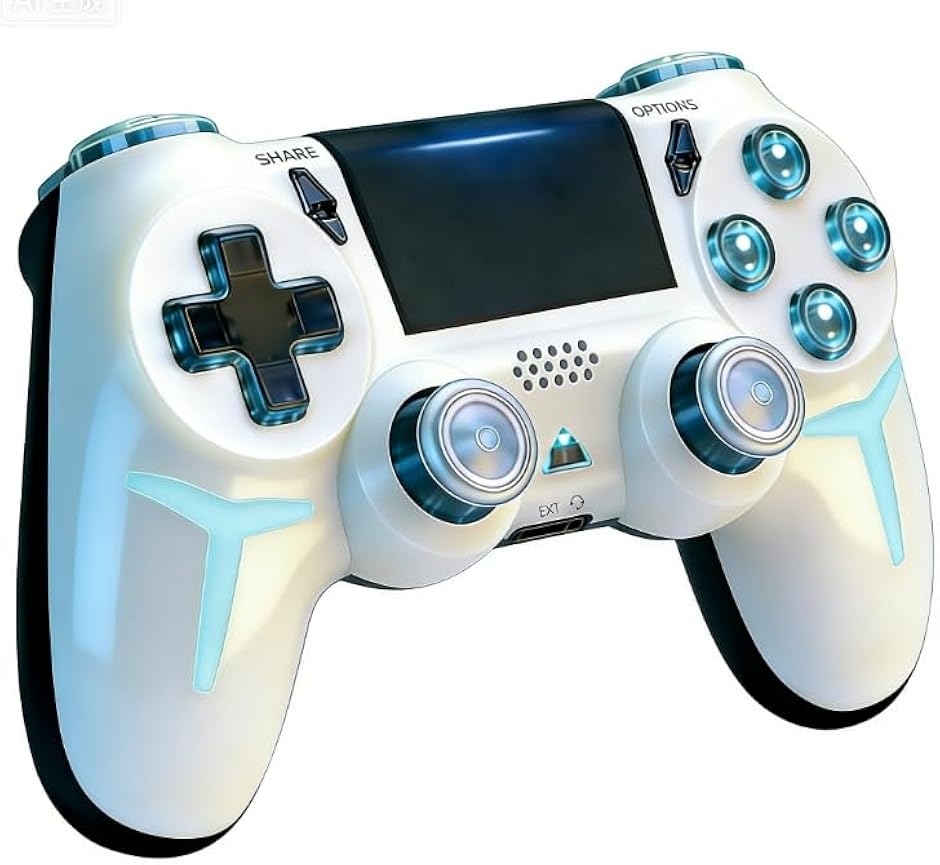 ps4�R���g���[���[ pc �v�V���f�� �Q�[���p�b�h 6���W���C���Z���T�[ ��d�U�� �������{�^�� ����/�L������ڑ� MDM (�p�[���z���C�g)