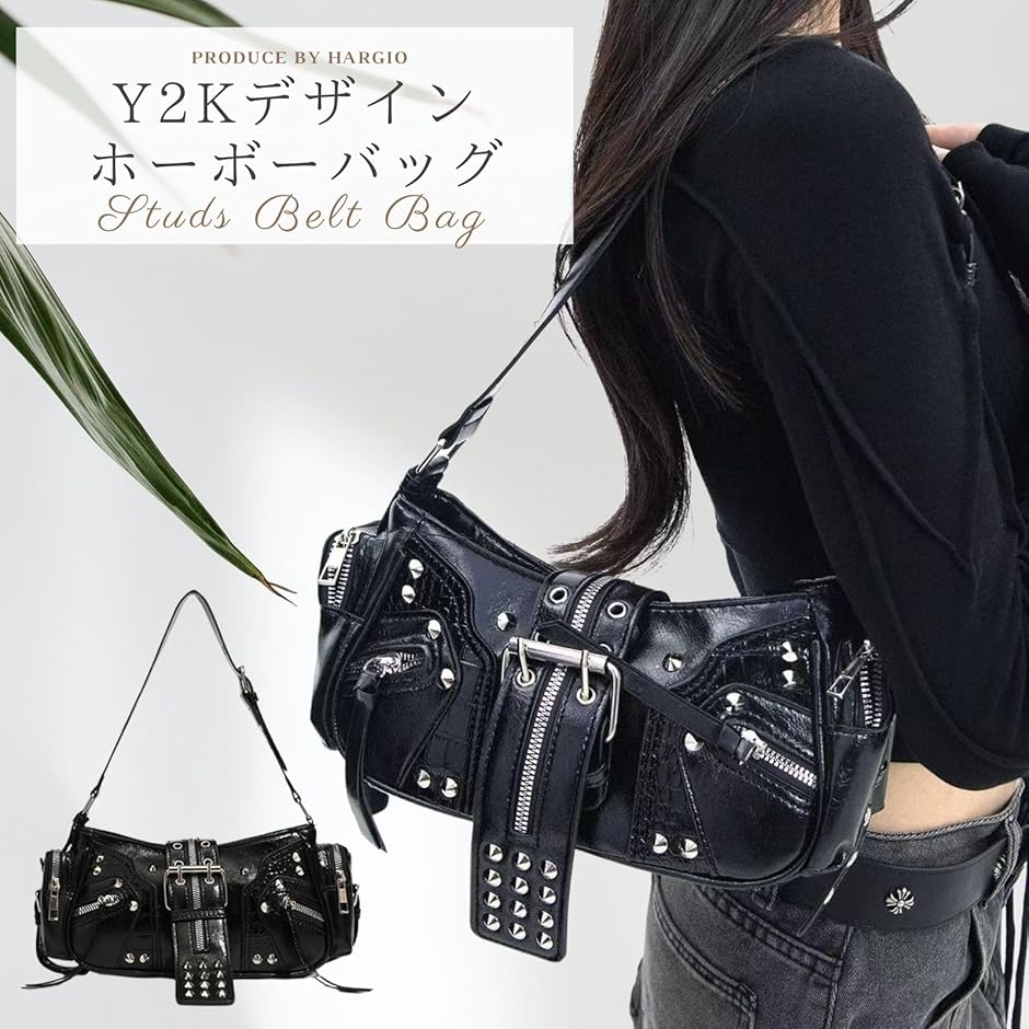 Y2K バッグ ホーボーバッグ ショルダーバッグ レディース ミニ