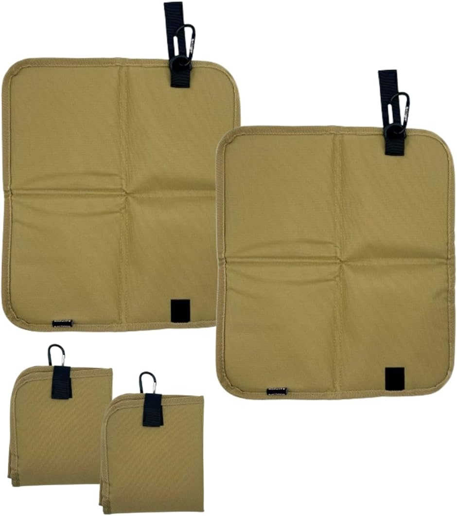 折りたたみ クッション レジャーシート アウトドア 座布団 軽量 コンパクト キャンプマット BBQ 登山 持ち運び (ベージュ)